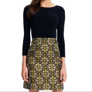 NWT Adriana Papell Jacquard Jersey cocktail Dress size 4